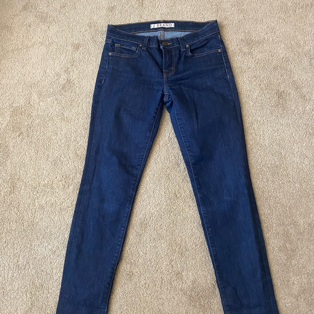 J Brand Women's Dark Indigo Skinny Jeans